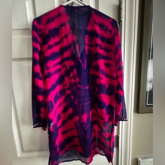 Blue Island Tunic/Cover Up  Fun and Funky Beach Wear   S : S - Picture 4 of 5